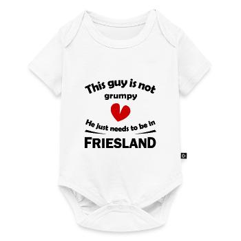 Grumpy in Friesland - Baby Premium short-sleeve bodysuit - white - Front