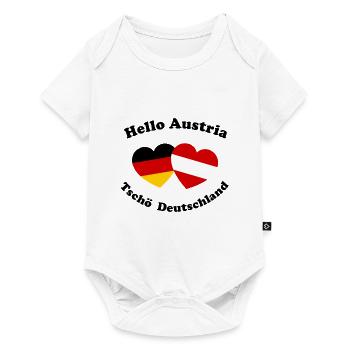 Hello Austria - Baby Premium short-sleeve bodysuit - white - Front