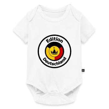 Die Edition Deutschland - Baby Premium Kurzarmbody - Weiß - Vorne