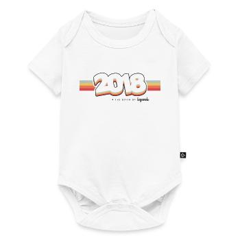 2018 Die Geburt der Legenden - Baby Premium Kurzarmbody - Weiß - Vorne