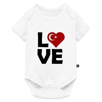 Amour turc - Body à manches courtes Premium Bébé - blanc - Devant
