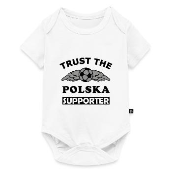 Fans de Pologne - Body à manches courtes Premium Bébé - blanc - Devant