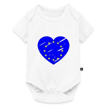 Cœur de l’Europe - Body à manches courtes Premium Bébé - blanc - Devant