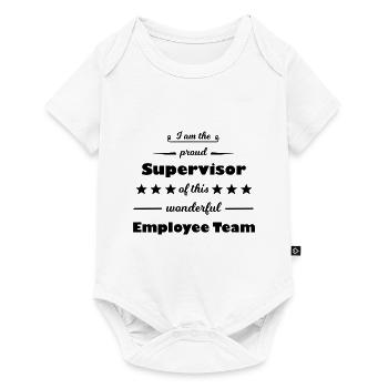 Manager - Baby Premium Kurzarmbody - Weiß - Vorne