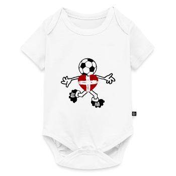 Le footballeur suisse - Body à manches courtes Premium Bébé - blanc - Devant