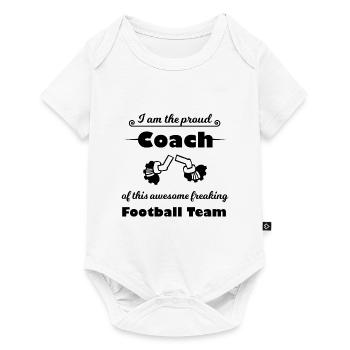 The best coach - Baby Premium short-sleeve bodysuit - white - Front