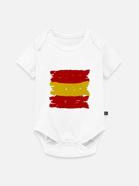 Das spanische Team - Baby Premium Kurzarmbody - Weiß