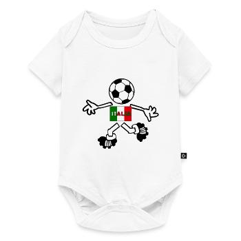 The footballer from Italy - Baby Premium short-sleeve bodysuit - white - Front