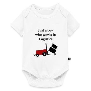 Logistics and transport - Baby Premium short-sleeve bodysuit - white - Front