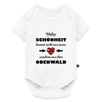 Die Heimat im Odenwald - Baby Premium Kurzarmbody - Weiß - Vorne
