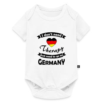 Chez soi en Allemagne - Body à manches courtes Premium Bébé - blanc - Devant