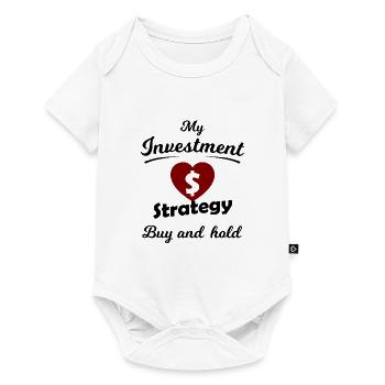 For investors - Baby Premium short-sleeve bodysuit - white - Front