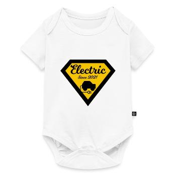 Véhicules électriques - Body à manches courtes Premium Bébé - blanc - Devant