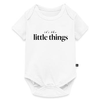 it's the little things - Baby Premium Kurzarmbody - Weiß - Vorne
