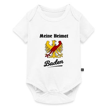 Zuhause im Badnerland - Baby Premium Kurzarmbody - Weiß - Vorne