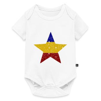 Stars de Roumanie - Body à manches courtes Premium Bébé - blanc - Devant