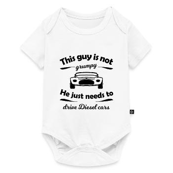 The Diesel Car Driver - Baby Premium short-sleeve bodysuit - white - Front