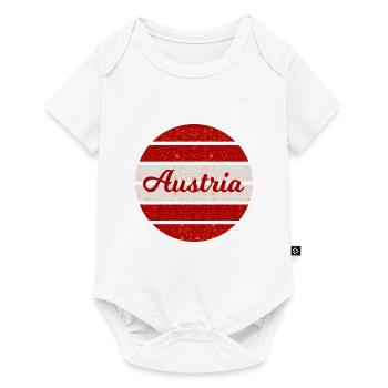 Zuhause in Austria - Baby Premium Kurzarmbody - Weiß - Vorne