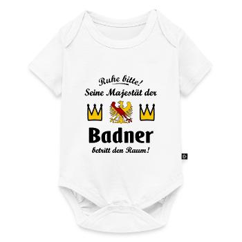 Der König aus dem Badnerland - Baby Premium Kurzarmbody - Weiß - Vorne