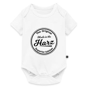 Né dans les montagnes du Harz - Body à manches courtes Premium Bébé - blanc - Devant