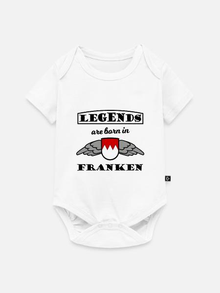 Die Helden aus Franken - Baby Premium Kurzarmbody - Weiß