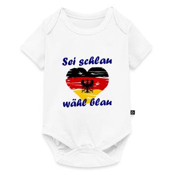Der Deutschland Wahlkampf - Baby Premium Kurzarmbody - Weiß - Vorne