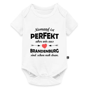 Zuhause im Osten Deutschlands - Baby Premium Kurzarmbody - Weiß - Vorne