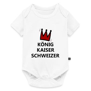 Der Kaiser aus der Schweiz - Baby Premium Kurzarmbody - Weiß - Vorne