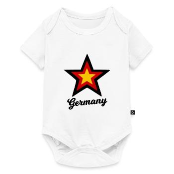 The star from Germany - Baby Premium short-sleeve bodysuit - white - Front