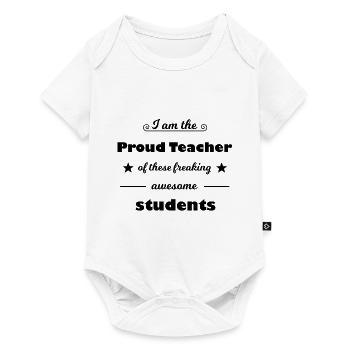The Funny School Teacher - Baby Premium short-sleeve bodysuit - white - Front