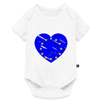 The heart of Europe - Baby Premium short-sleeve bodysuit - white - Front