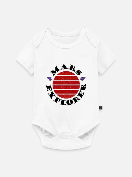 Die Entdecker des Mars - Baby Premium Kurzarmbody - Weiß