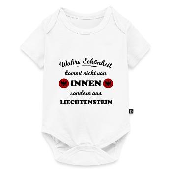 The homeland of Liechtenstein - Baby Premium short-sleeve bodysuit - white - Front