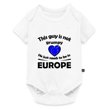 The European Elections - Baby Premium short-sleeve bodysuit - white - Front