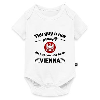 Beautiful Vienna in Austria - Baby Premium short-sleeve bodysuit - white - Front