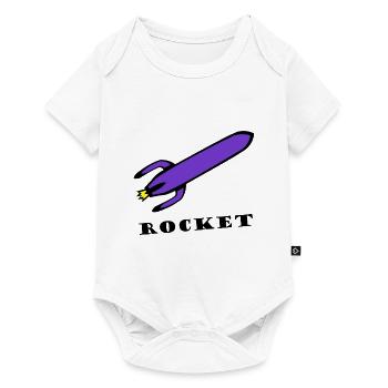La fusée rapide - Body à manches courtes Premium Bébé - blanc - Devant