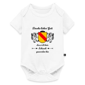 Né dans le Badnerland - Body à manches courtes Premium Bébé - blanc - Devant