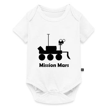 La mission sur la planète Mars - Body à manches courtes Premium Bébé - blanc - Devant