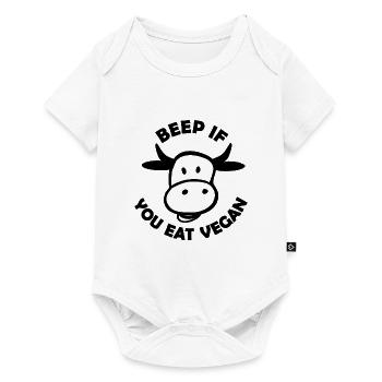 Les gourmands vegan - Body à manches courtes Premium Bébé - blanc - Devant