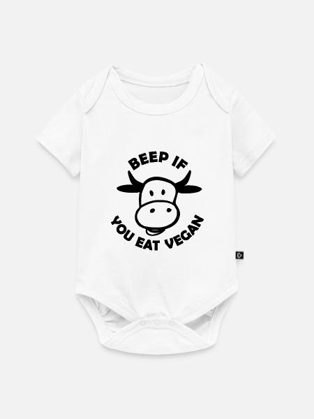 Die veganen Feinschmecker - Baby Premium Kurzarmbody - Weiß