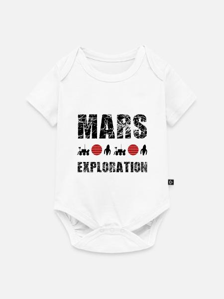 Das Raumfahrt Entdecker Team - Baby Premium Kurzarmbody - Weiß