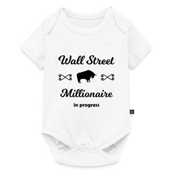 Der Investor Star - Baby Premium Kurzarmbody - Weiß - Vorne