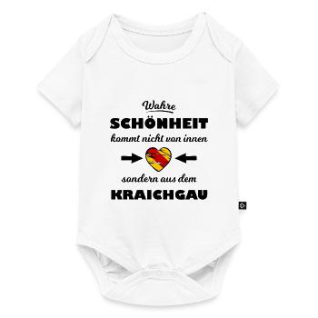 At home in the beautiful Kraichgau - Baby Premium short-sleeve bodysuit - white - Front