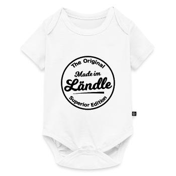 Fabriqué dans le Ländle - Body à manches courtes Premium Bébé - blanc - Devant