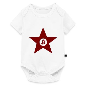 La révolution crypto Bitcoin - Body à manches courtes Premium Bébé - blanc - Devant