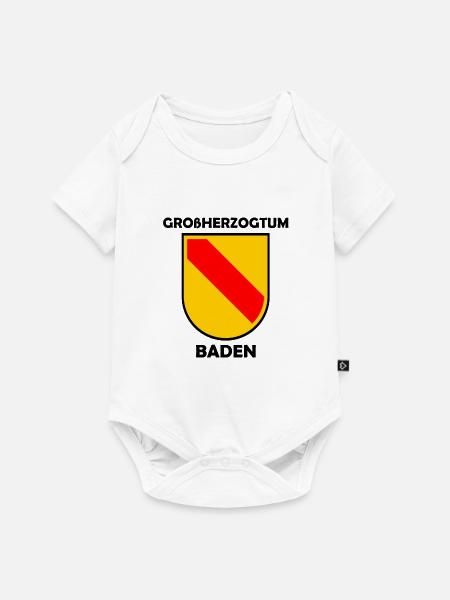 Die Heimat Badnerland - Baby Premium Kurzarmbody - Weiß