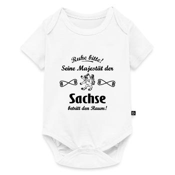 The King of Saxony - Baby Premium short-sleeve bodysuit - white - Front