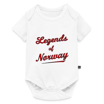 The wild Norwegians - Baby Premium short-sleeve bodysuit - white - Front
