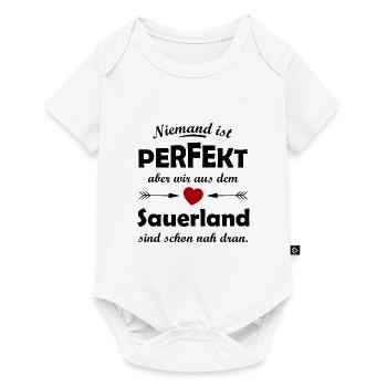 The homeland of the Sauerland - Baby Premium short-sleeve bodysuit - white - Front