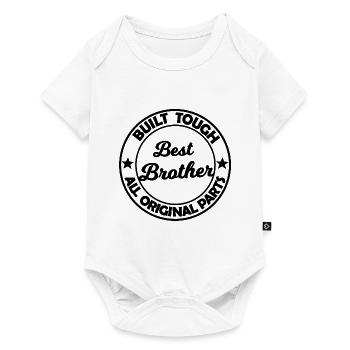 Mein bester Bruder - Baby Premium Kurzarmbody - Weiß - Vorne